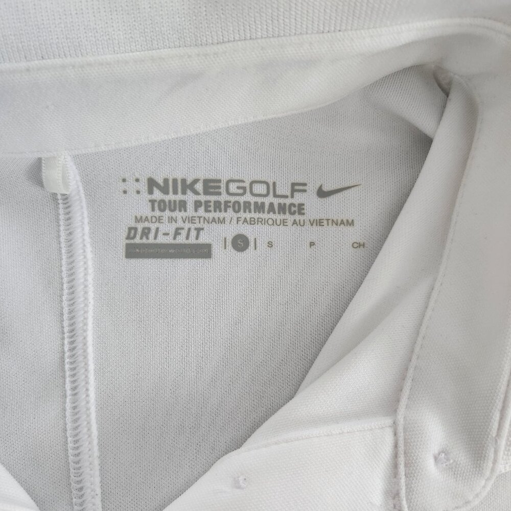 Women's White Nike Golf Dri-FIT Polo (S) - Picture 8 of 9